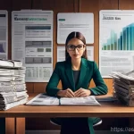 Home 16 기업PR의 ROI 측정 - **Prompt:** A dynamic split image showcasing the evolution of PR measurement. On the left side, a be...